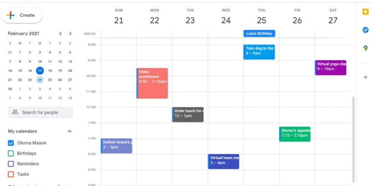 1.Google Calendar- Free Mobile Calendar App With Premium Perks
