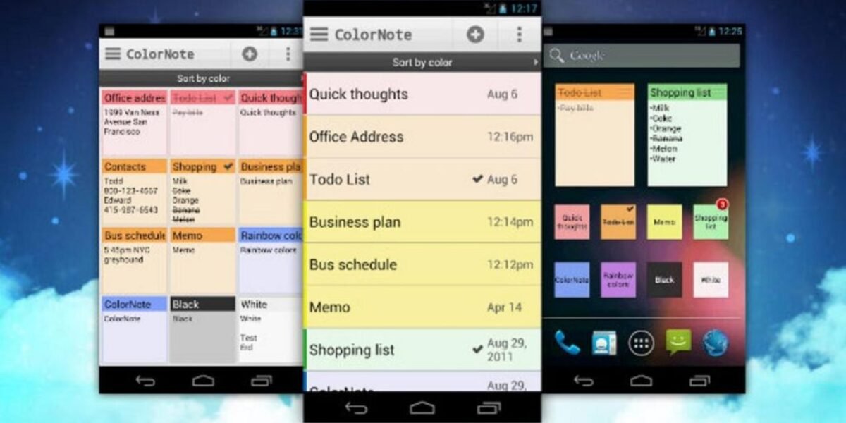 color note Note-Taking Apps
